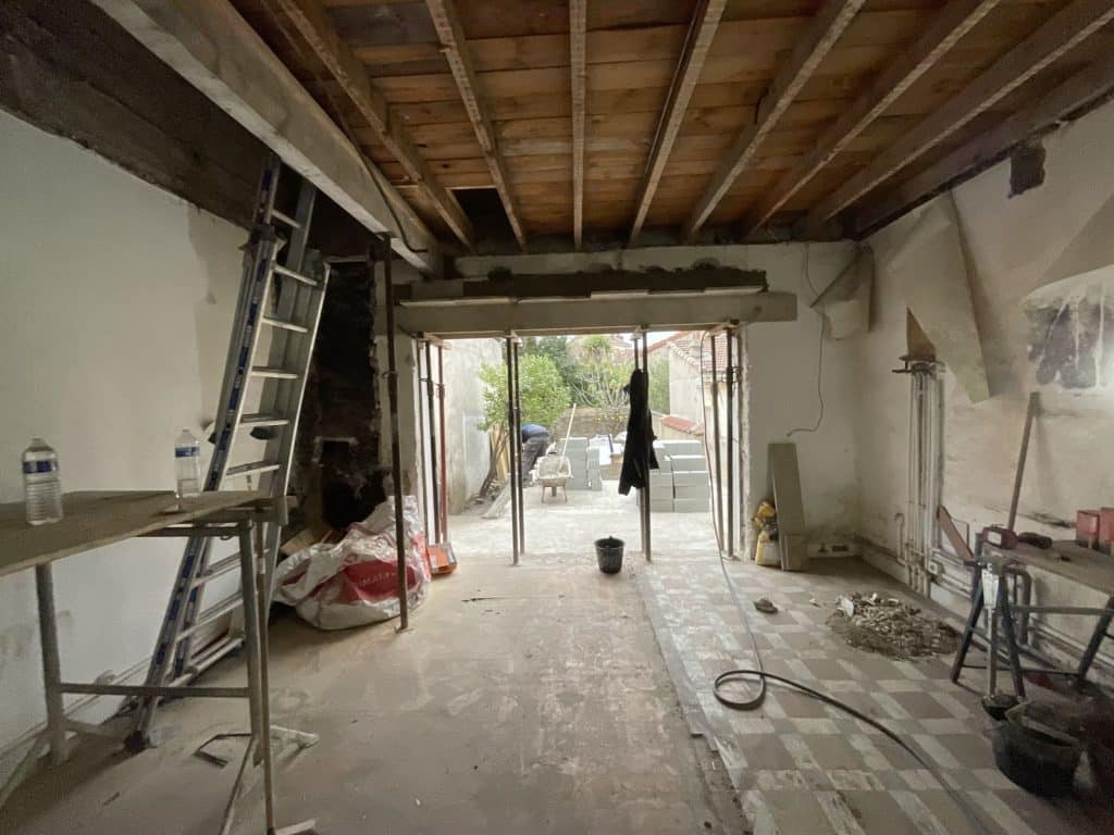 Pièce de vie avant travaux